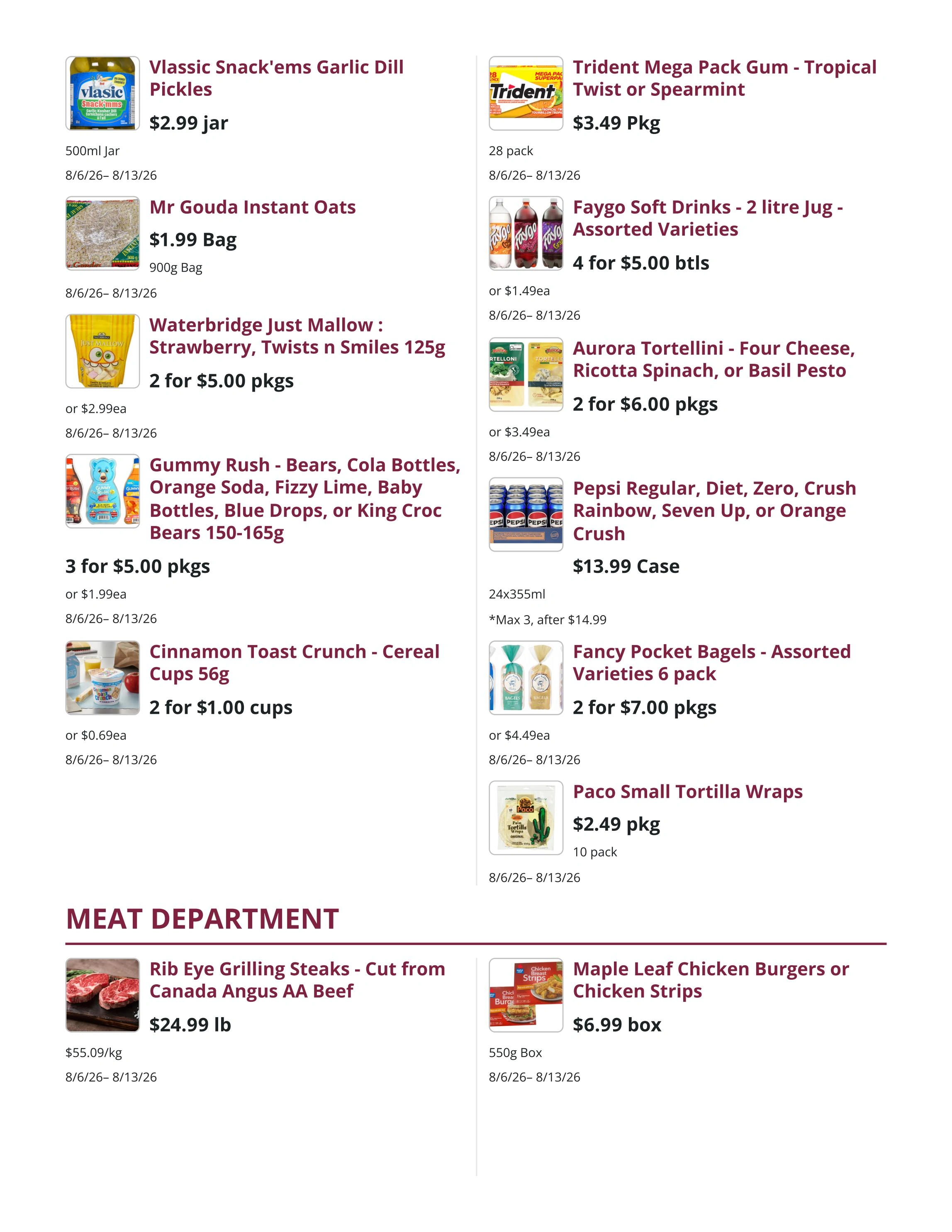 Mike Dean Local Grocer flyer page 3