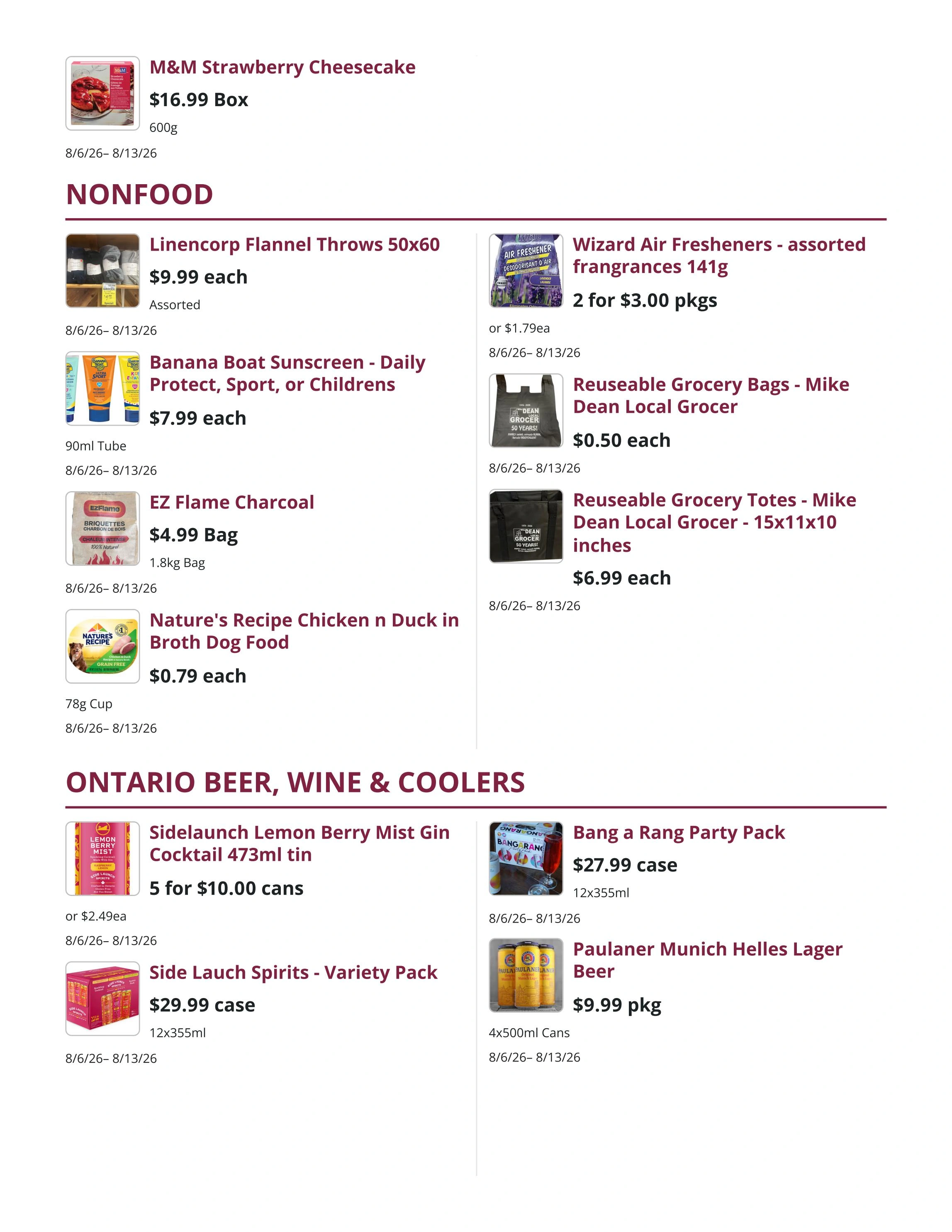 Mike Dean Local Grocer flyer page 5