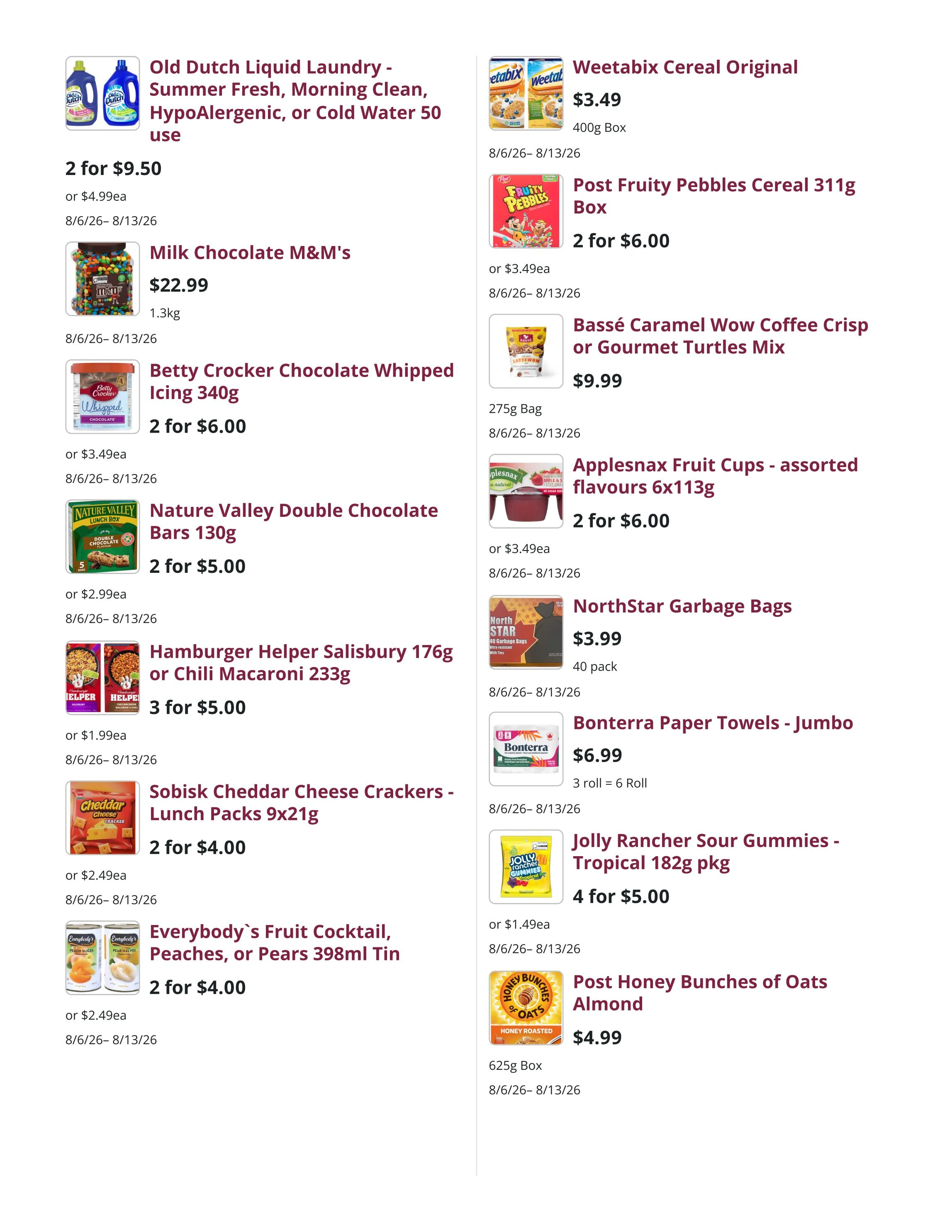 Mike Dean Local Grocer flyer page 7