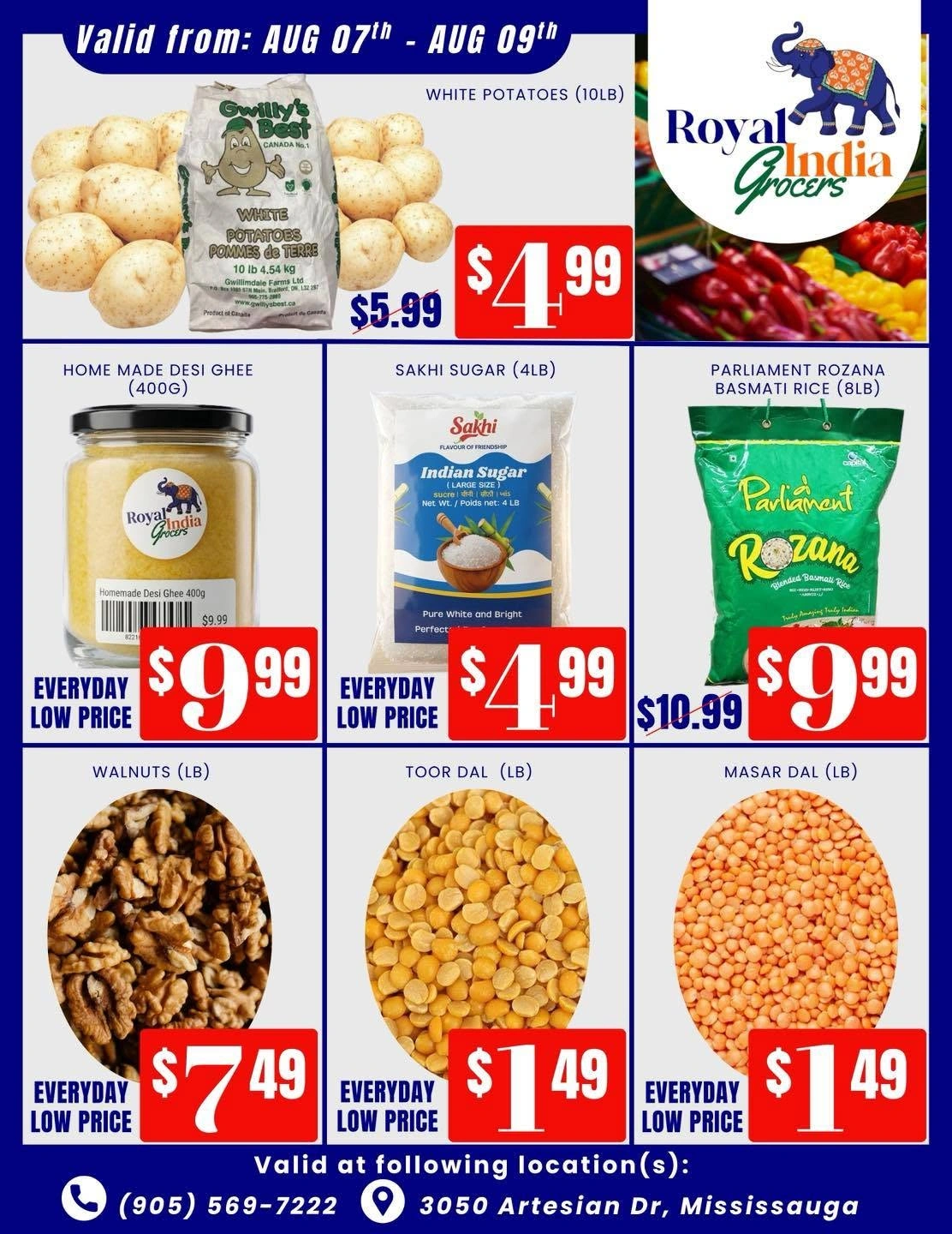 Royal India Grocers flyer page 2
