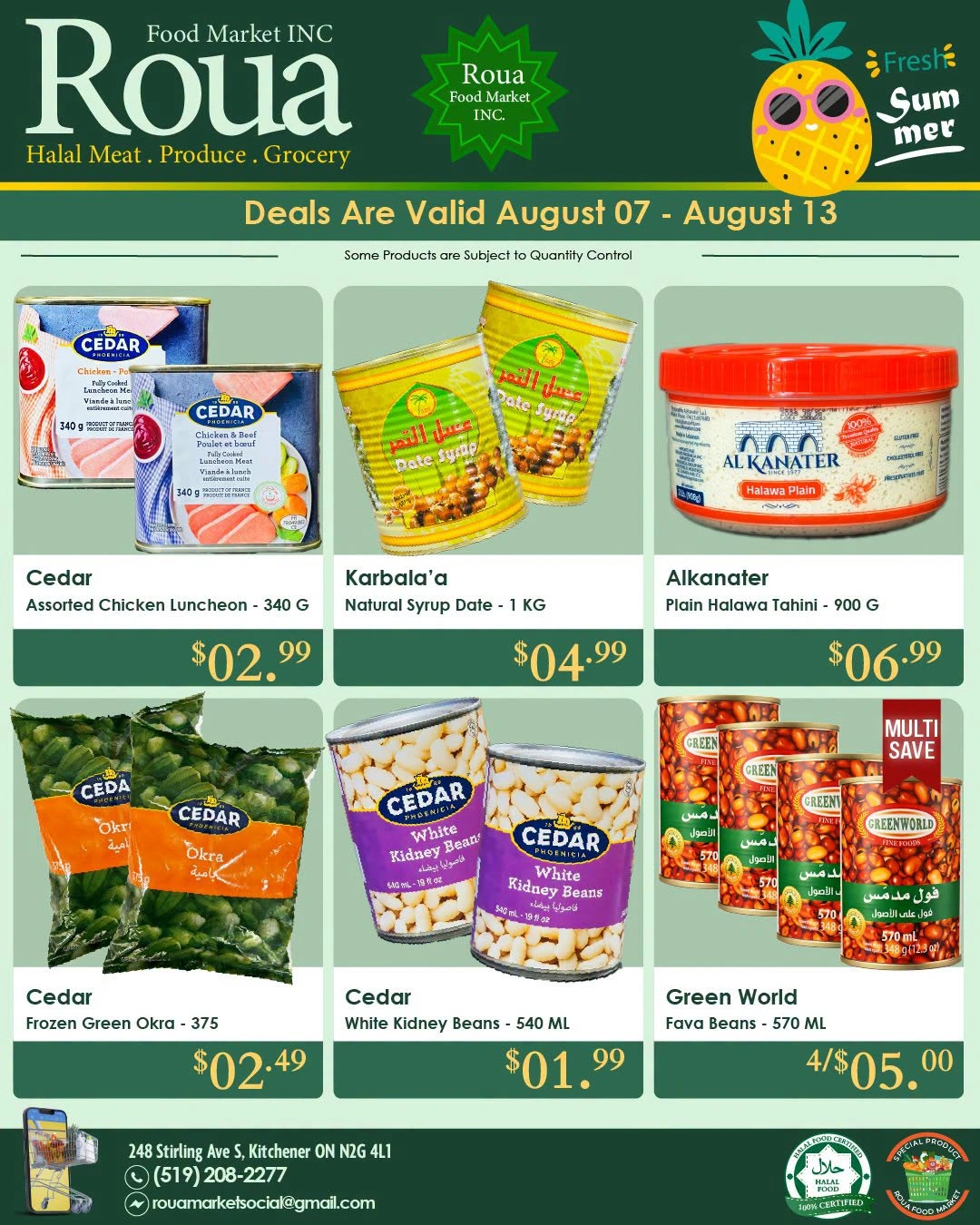 Roua Food Market flyer page 4