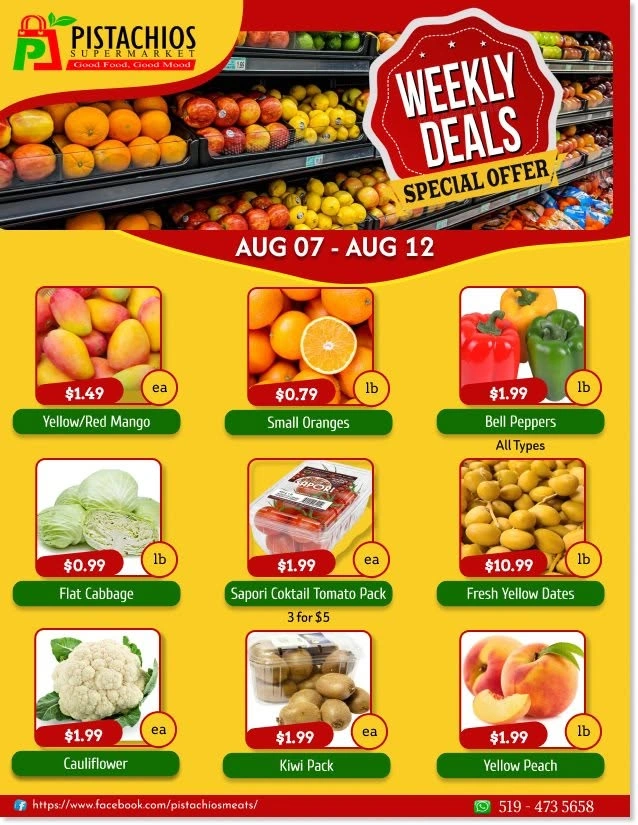 Pistachios Supermarket flyer page 2