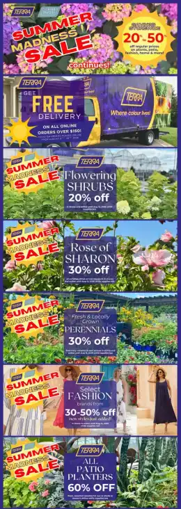 Terra Green Houses Terra Greenhouses Flyer August 7 to 13