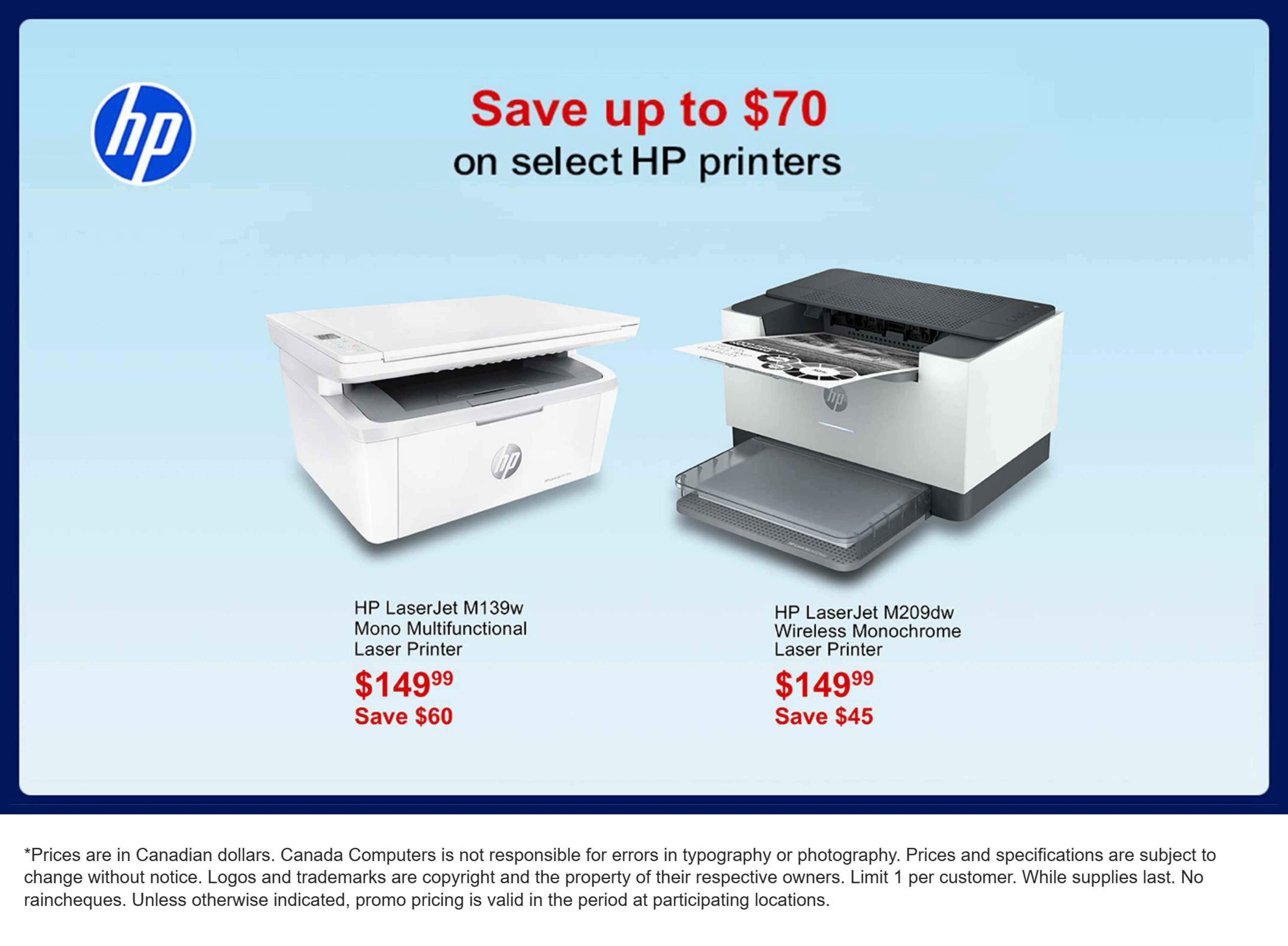 Canada Computers flyer page 1