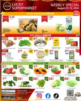 Lucky Supermarket Lucky Supermarket (Surrey) Flyer August 7 to 13