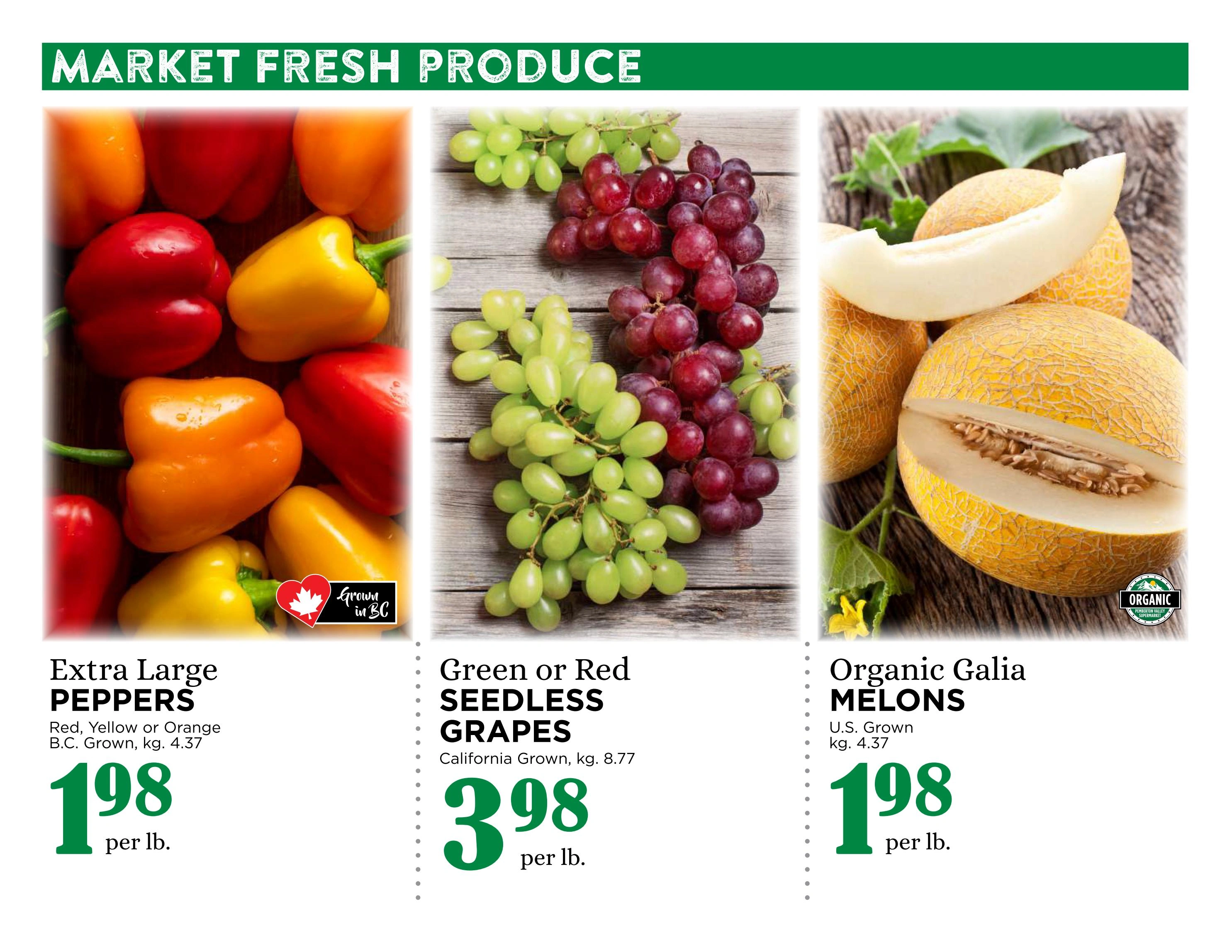 Pemberton Valley Supermarket flyer page 10