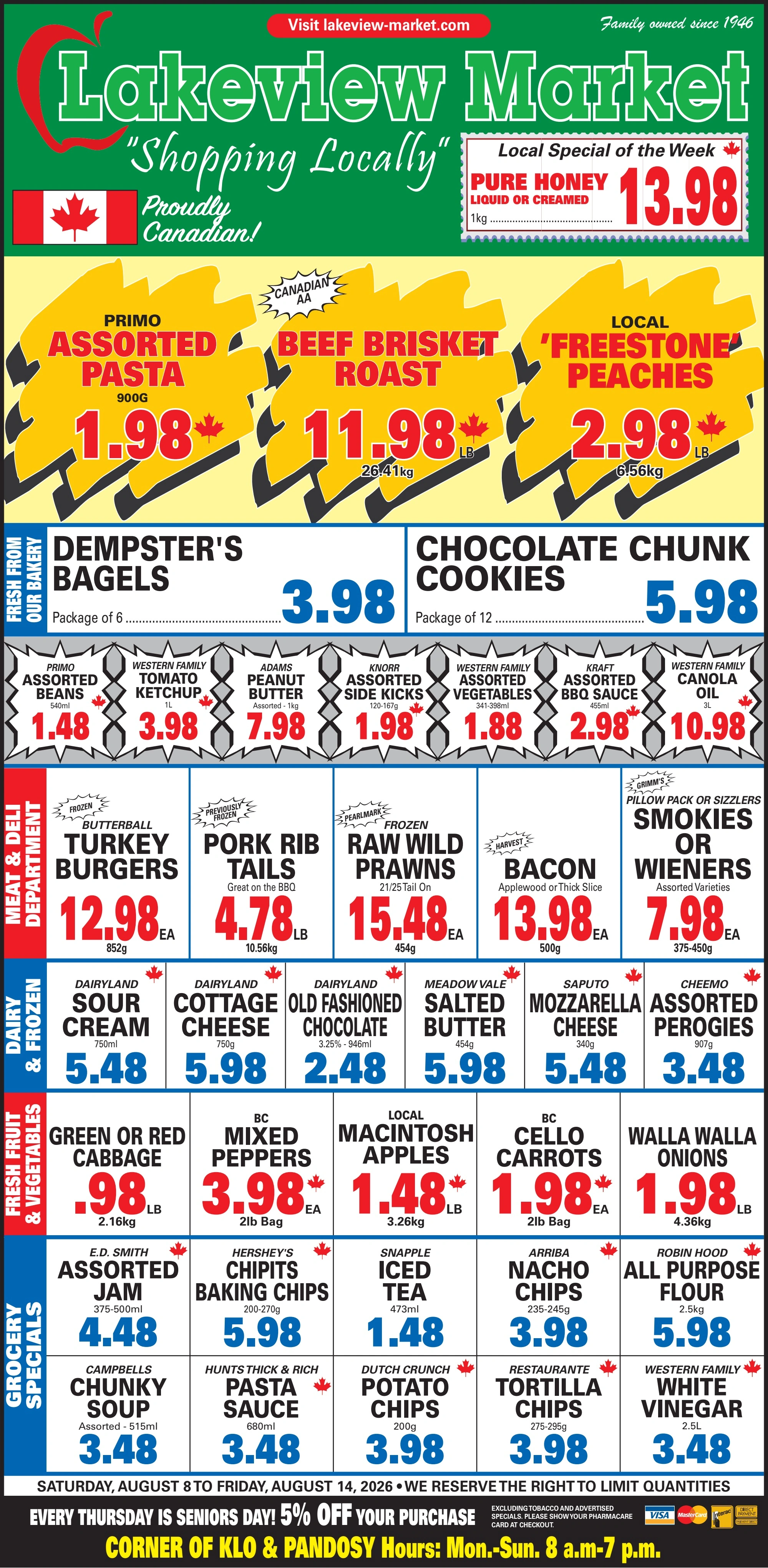 Lakeview Market flyer page 1