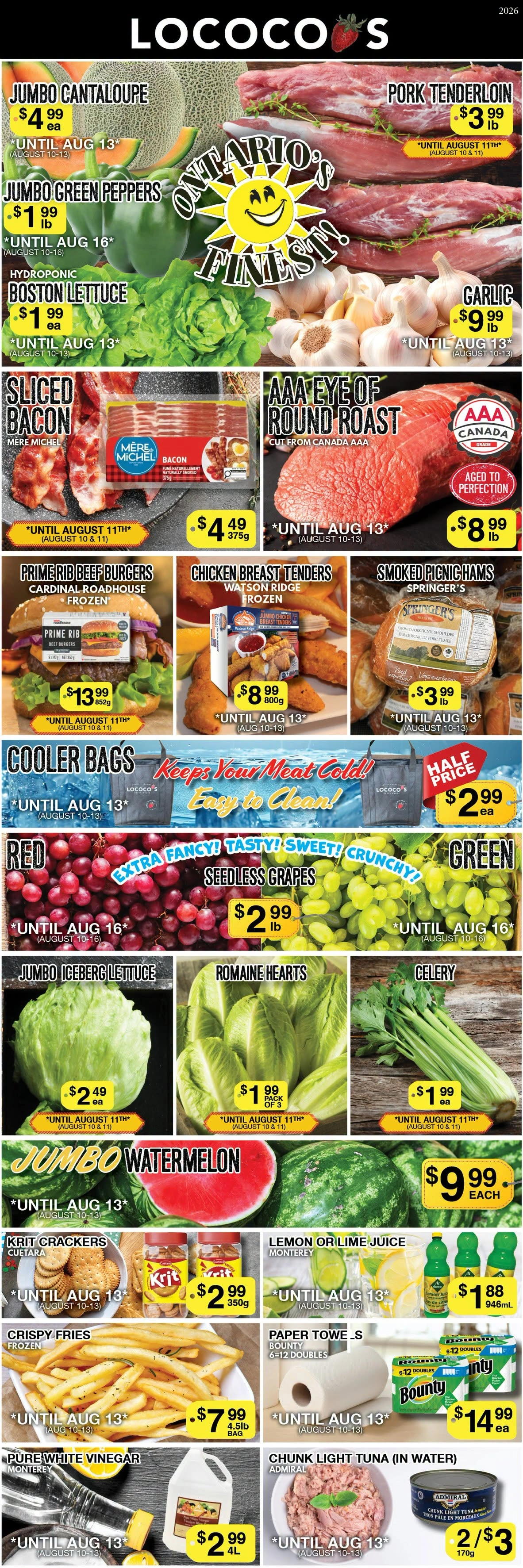 Lococo's flyer page 1