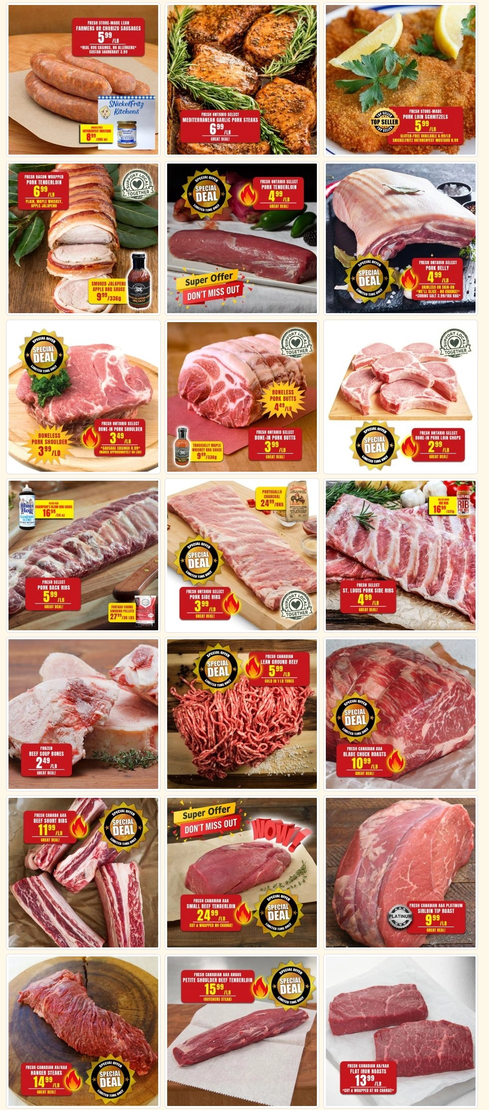 Robert's Quality Fresh Meats flyer page 3