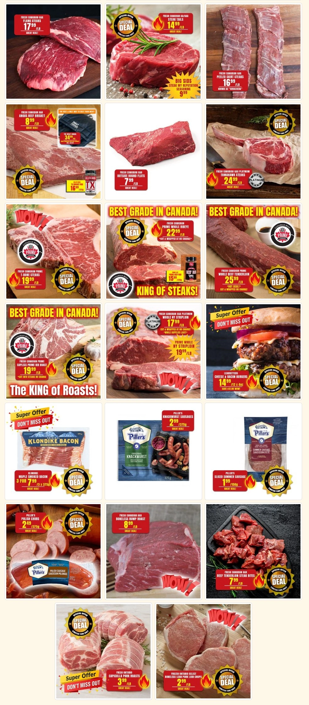 Robert's Quality Fresh Meats flyer page 4