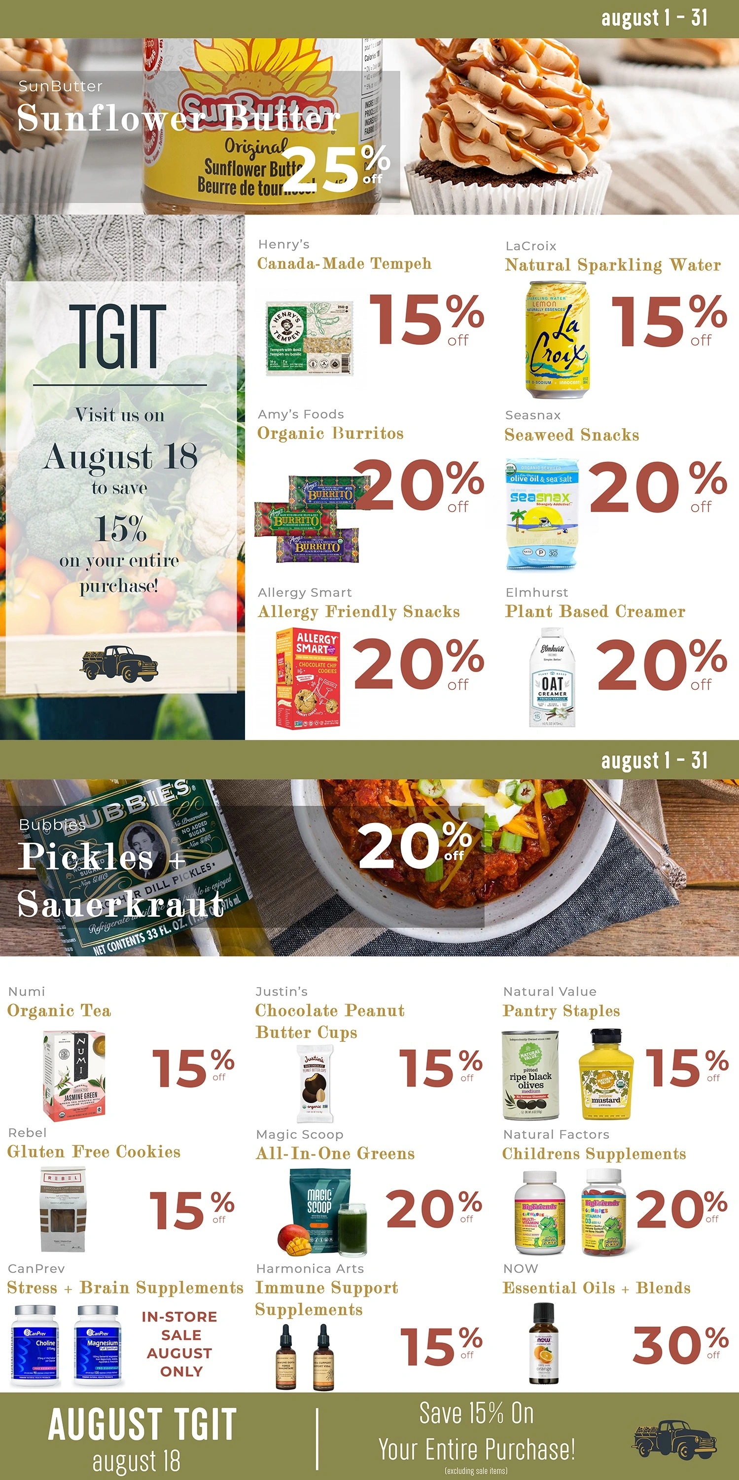 Dad's Organic Market flyer page 2